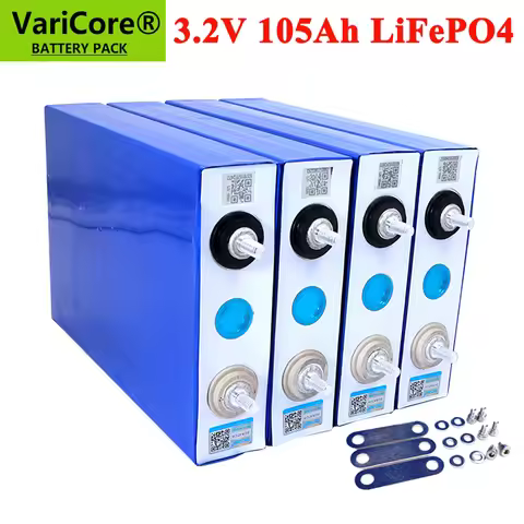 duty-free 3.2V 105Ah Lifepo4 Rechargeable Battery Lithium Iron Phosphate for 12v Golf Cart Off-Road 