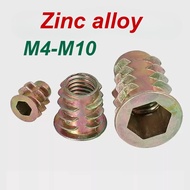 [MX-MB] Woodworking Internal External Thread Nut, M4/M5/M6/M8/M10, Countersunk Head Hexagon Socket F