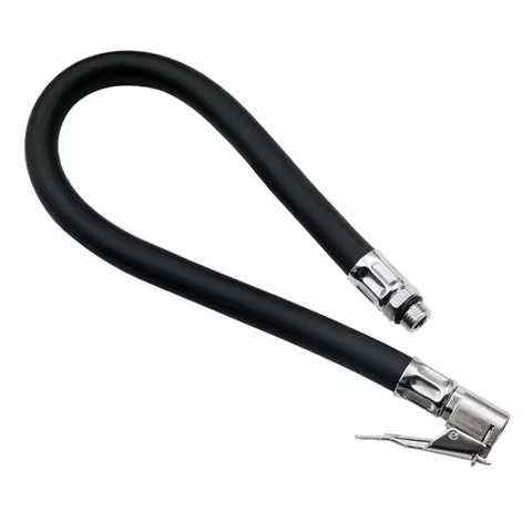 1 Pcs Inflator Car Mounted Inflation Pump Nozzle Extension Tube Quick Inflation Clamp Tire Quick Inf