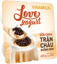 Sữa chua Vinamilk Love Yogurt Trân Châu Đường Đen 100g