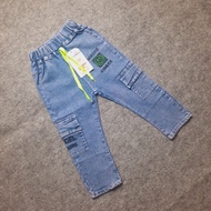 Imported Premium Boys' Cargo Jeans Bottoms for Kids Boys Ages 3 4 5 6 7 Years CODE A 002