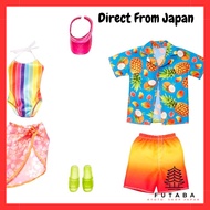Barbie Ken Fashion Accessory Set – Beach & Swimsuit Outfit (Doll Dress & Accessories) – Aloha Shirt,