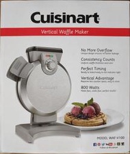 Cuisinart 直立式鬆餅機,2.54公分厚度 Vertical Waffle maker WAF-V100美國原廠