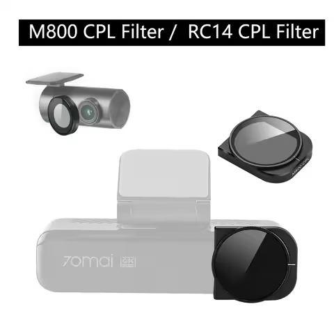 for 70mai Dash Cam 4K M800 Reduce Glare Reflect for 70mai Rear Cam RC14 CPL Filter