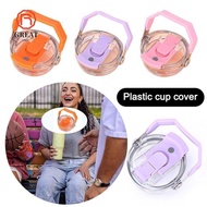 GREAT Bottle Lid, Multicolor Replacement Cup Lid, Universal Splash Spill Proof Transparent Therms Cu