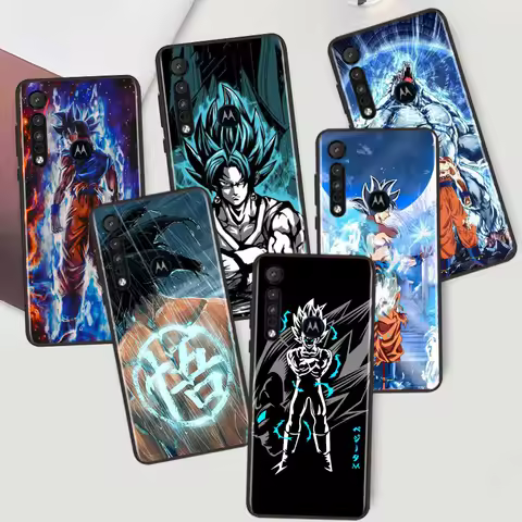 D-Dragon Ball Z Anime G-Goku For Motorola G71 Edge E22 G52 G31 X40 E20 E7i G9 G8 Plus G Stylus 5G Bl