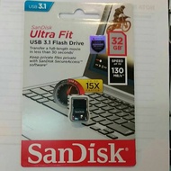 ULTRA Fit FLASHDISK SANDSIK 32GB USB 3.0 SPEED UP TO 130MBPS