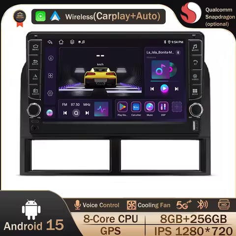 Android 15 For Jeep Grand Cherokee II WJ 1998 1999 2000 - 2004 Multimedia Video Player Navigation st