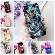 ITEL A48 Case Silicone Luxury Butterfly Love Fashion Flowers Cool Handsome Lion Painted Casing A48 I