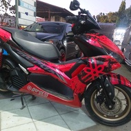 Yamaha Aerox V2 Full Clear Decals Design Waterproof Laminated Clear Sticker