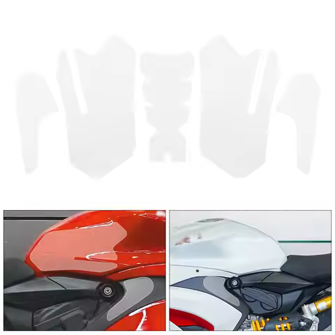 For DUCATI PANIGALE V2 899 959 1199 1299 Motorcycle Anti Slip Fuel Oil Tank Pad Side Knee Grip Decal