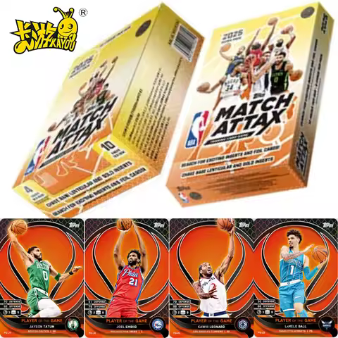 KAYOU NBA 2025 Season Supercharged Starter Pack MATCH ATTAX Basketball Game Cards Power-Up Collector