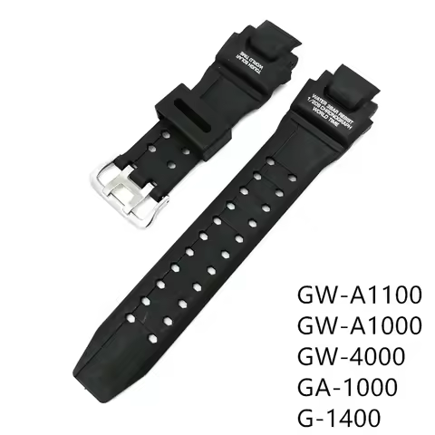 YpmStrap For Casio G-SHOCK GW-A1100 GW-A1000 GW-4000 GA-1000/1100 G-1400 Men Black Waterproof Sport 