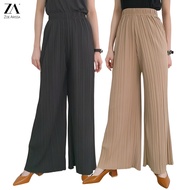 ZOE ARISSA SELUAR PALAZO PALAZZO PLEATED PANTS Seluar Perempuan Muslimah Stretchable PLUS SIZE pleat