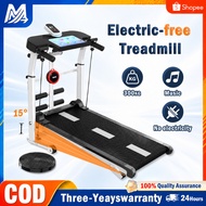 Manual Treadmill Foldable Walking Pad Multi-functional LED Threadmill Bluetooth Music Exercise Tread