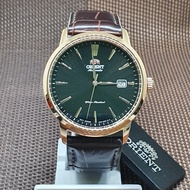 [Original] Orient RA-AC0F03B10B Automatic Classic Brown Leather Black Gold Analog Men Watch