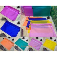 (A5) A5 COLOR ZIPPER DOCUMENT MAP BAG POLOS DOCUMENT BAG/ MESH ZIPPER MAP BAG/ ZIPPER FILE/
