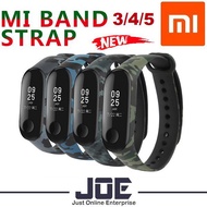 Xiaomi Mi Band 5 Strap Mi Band 4 Strap Mi Band 3 Strap Silicone Wristband Replace Band Strap (Camouf