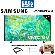[FREE DELIVERY] SAMSUNG UA65CU8000KXXM  65" UHD 4K SMART TV  UA65CU8000 / CU8000 (FREE HDMI CABLE &amp; TV BRACKET)