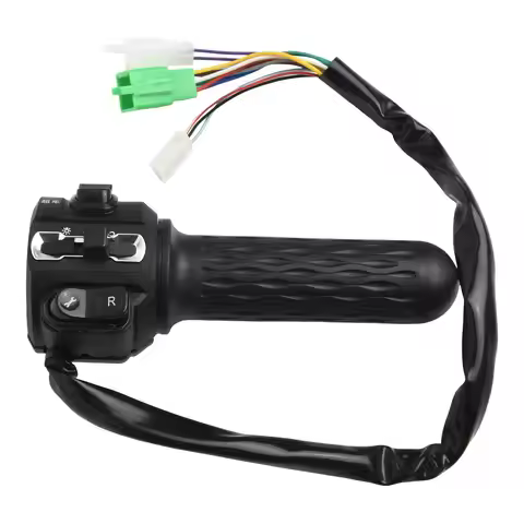 E-bike Electric Vehicles Throttle Switch-Horn Headlights Turn Signals Electric Bicycle Spin Handle D