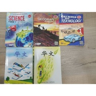 SECOND HAND FORM1 KSSM TEXTBOOKS & 独中初一华文课本(旧版-2017)