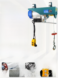 มินิไฟฟ้า Gantry Hoist 220V ใช้ Counterweight Lifter 1 ตันความจุปรับความสูงขนาดเล็ก Lifter Platform