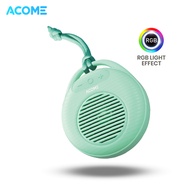 ACOME A15 SPEAKER MINI TWS BLUETOOTH 5.3 ULTRA BASS WITH RGB PORTABLE ORIGINAL - GARANSI 1 TAHUN