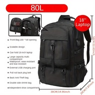 Man available 50-80L beg travel bagpack waterproof hiking Backpack with shoe compartment 15.6/17/18 