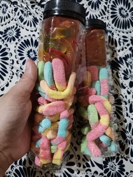 Gummy Worms Mixed Kutkutin in a Jar 350ml