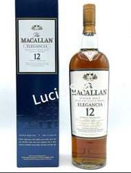 Macallan 12 years Elegancia Single Malt Whisky 1000ml Oloroso &amp; Fino Sherry Casks 麥卡倫威士忌