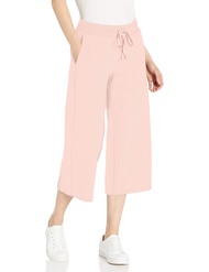 Amazon Essentials Women's French Terry Fleece Wide-Leg Crop Sweatpant