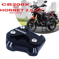For HONDA CB200X cb200x HORNET 2.0 2021 2022 Kickstand Foot Side Stand Extension Base Enlarger Plate