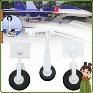 TARSURETH RC Plane Landing Gear, Steering Wheel DIY SU27 Assembly Kit, Toy KT Board Quadcopter Acces