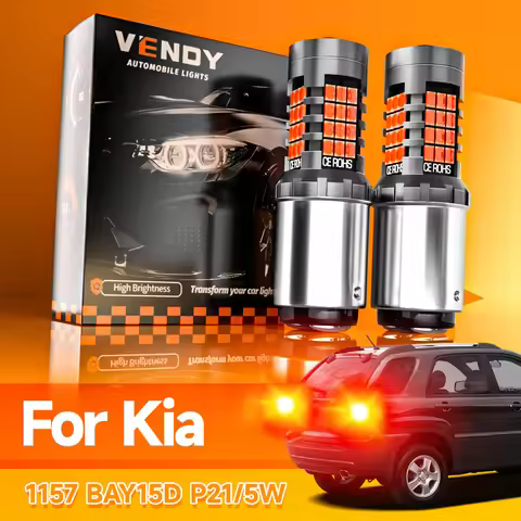 2pcs LED Brake Light Lamp P21/5W 1157 BAY15D For Kia Sportage Spectra 5 Magentis Rio 5 Soul Forte Ro