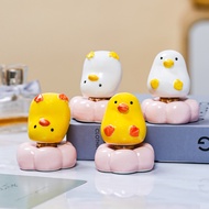 Cute Duck Rotating Ornament Ceramic Table Decoration Cute Desk Decoration Dopamine Decoration Cute D