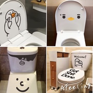 Creative Personality Funny Toilet Stickers Funny Toilet Bucket Cover Stickers
