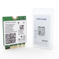 WAVLINK Wi-Fi การ์ดไร้สาย6E Intel AX210 3แบนด์ความเร็ว5400Mbps 2.4 Ghz/ 5GHz/6GHz ตัวแปลงเครือข่ายพร