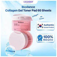 Biodance Collagen Gel Toner Pad 60 Sheets Hydrating Face Pad Korean Skincare