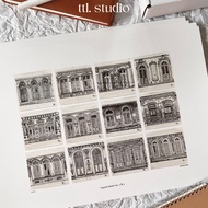 Facade Series Vol 1 & 2 Art Print / A3 Size Print / Architecture [ttl. studio]