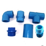 50pcs PVC Blue Pipe Fittings
