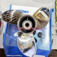 Stainless steel propeller for Suzuki 40HP 2 stroke outboard (58100-88LA0 / 58100-88LB0)