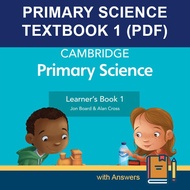 S1 Cambridge Primary Science Learner's Book 1 (TEXTBOOK) / ANSWERS | Email Delivery