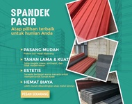 atap spandek / spandek pasir murah