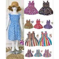 [CHOOSE MOTIF] BALI RAYON DRESS FOR AGES 6 MONTHS - 2 YEARS