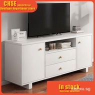 Nordic Tv Cabinet Living Room Locker Solid Wood Foot Tv Console zHBV