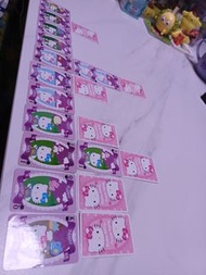 Hello kitty 迷你杯麵啤牌 每張1元