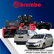 ORIGINAL BREMBO PROTON EXORA BOLD [TURBO] BRAKE PAD FRONT (DEPAN) & REAR (BELAKANG)