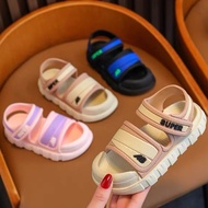 (J0.J J J◆) babyfit AB TWOTONE [21-35] imported pvc eva rubber strap sandals for girls and boys ml-0