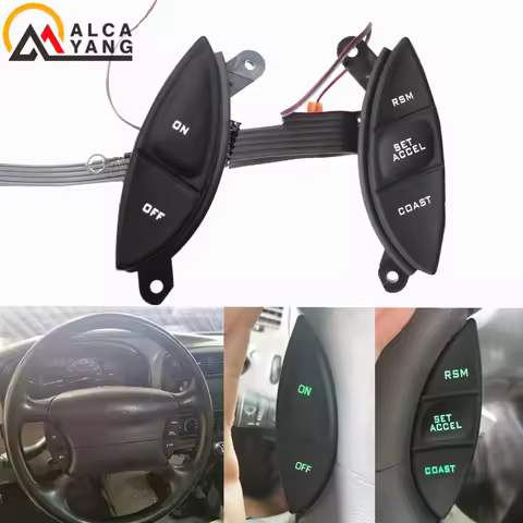 Steering Wheel Cruise Control Switch Button Kit, F87Z9C888BB for Ford Ranger Explorer Sport Trac, F1
