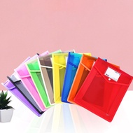 A4/A5 Horizontal/ Vertical Color Organ Bag Office Test Paper Storage Briefcase Twill Student 3D File